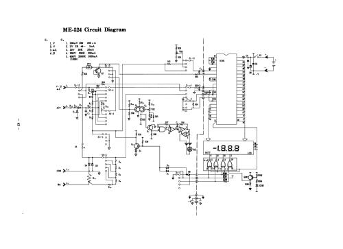Digital Multimeter ME-524; Soar Corporation; (ID = 2633665) Equipment