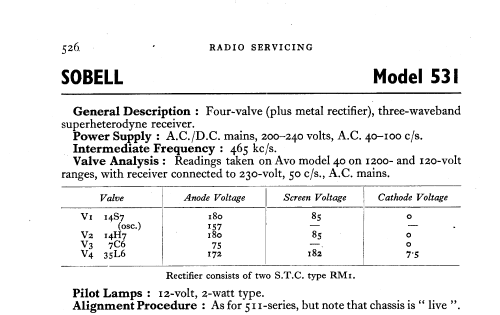 531; Sobell Ind., Slough (ID = 547287) Radio