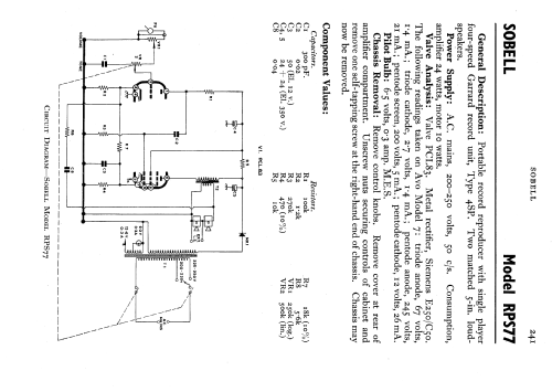 Bandmaster RPS77; Sobell Ind., Slough (ID = 587606) Ton-Bild
