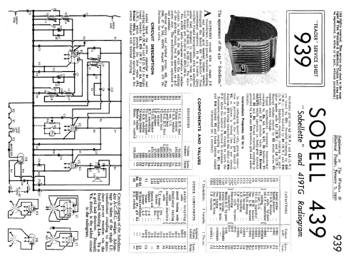 Sobellette 439; Sobell Ind., Slough (ID = 2275575) Radio