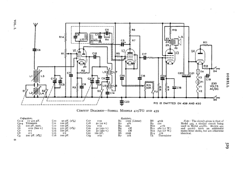 Sobellette 439; Sobell Ind., Slough (ID = 546981) Radio