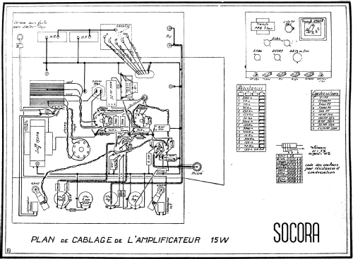 Amplificateur 15W ; SOCORA; Bruxelles (ID = 1745844) Ampl/Mixer