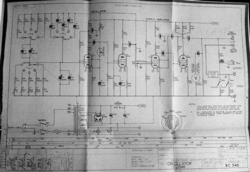 Oscillator CO 546; Solartron Laboratory (ID = 2118215) Equipment