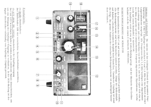 Communications Receiver FRG-7; Sommerkamp (ID = 1593159) Amateur-R