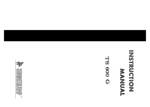 TS-600G; Sommerkamp (ID = 1604960) Commercial TRX