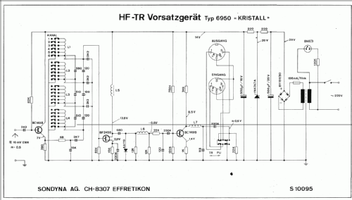 Kristall 6950; Sondyna AG; Zürich- (ID = 677286) Radio