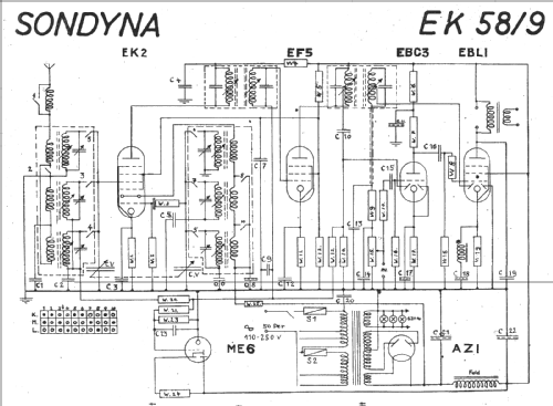 Musikus Lux EK58-9; Sondyna AG; Zürich- (ID = 20478) Radio