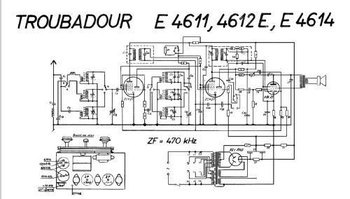 Troubadour E4614; Sondyna AG; Zürich- (ID = 69301) Radio