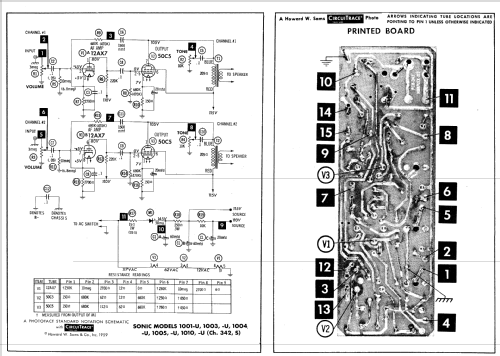 1003-U Ch= 342S; Sonic Industries Inc (ID = 607474) Ampl/Mixer