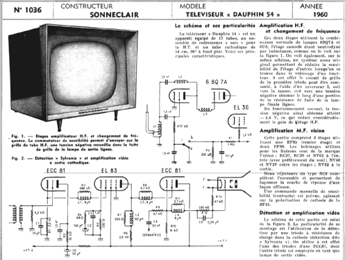 Dauphin 54; Sonneclair, (ID = 288169) Television