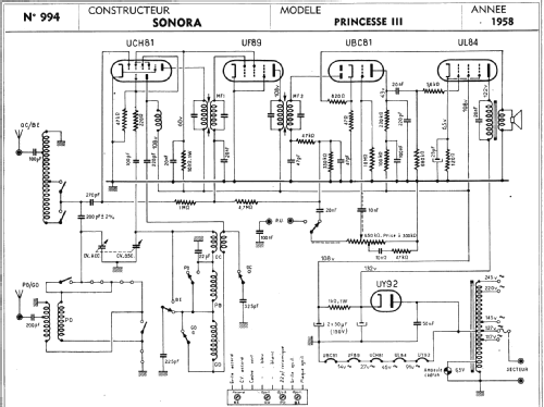 Princesse III; Sonora-Radio; Paris, (ID = 287289) Radio