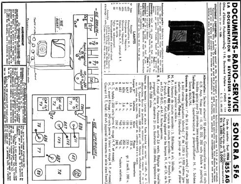 SF6 Pupitre; Sonora-Radio; Paris, (ID = 234973) Radio