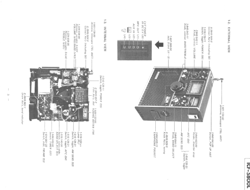 Captain 77 ICF-5800L; Sony Corporation; (ID = 2631734) Radio