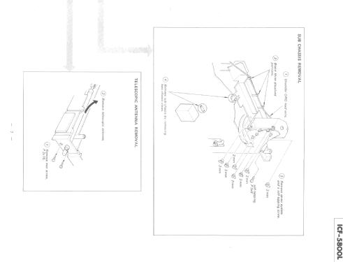 Captain 77 ICF-5800L; Sony Corporation; (ID = 2631739) Radio