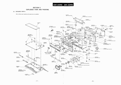 Earth-Orbiter CRF-5090; Sony Corporation; (ID = 2421439) Radio