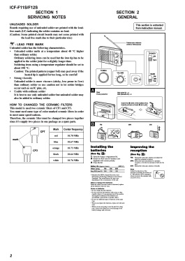 FM/SW/MW 3 Band Radio ICF-F11S; Sony Corporation; (ID = 2745285) Radio