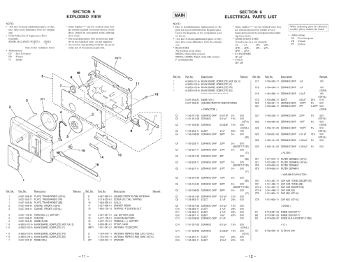 FM/AM-Radio ICF-8; Sony Corporation; (ID = 2301091) Radio