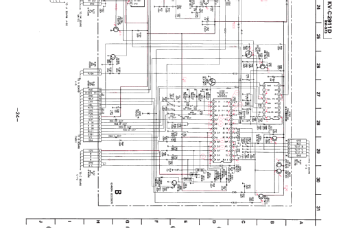 KV-C2911D AE-1, Chassis No. SCC-B14W-A; Sony Corporation; (ID = 2523502) Television