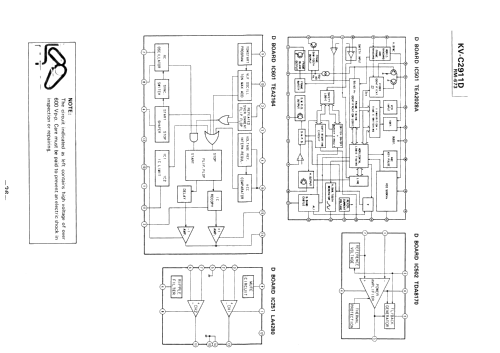 KV-C2911D AE-1, Chassis No. SCC-B14W-A; Sony Corporation; (ID = 2523527) Télévision