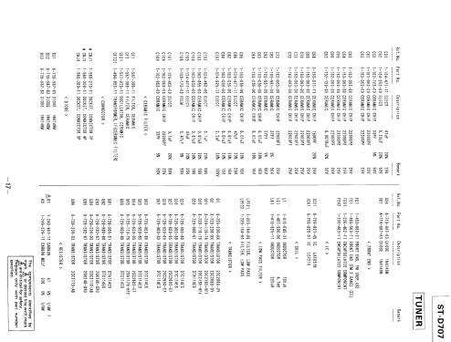 ST-D707; Sony Corporation; (ID = 2457894) Radio