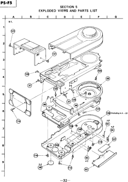 Stereo Turntable System PS-F5; Sony Corporation; (ID = 2829419) R-Player