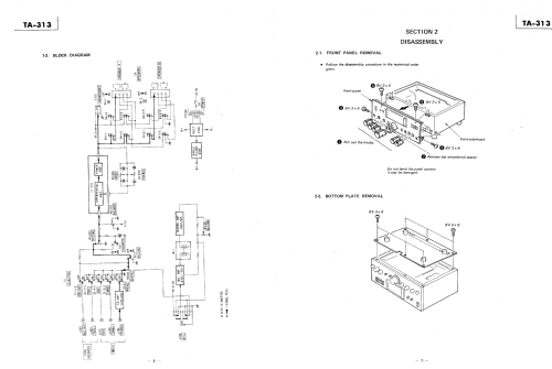 TA-313; Sony Corporation; (ID = 2458202) Ampl/Mixer