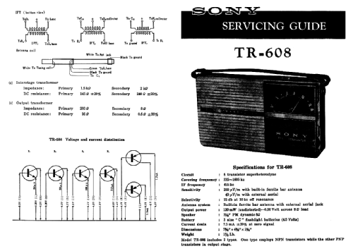 TR-608; Sony Corporation; (ID = 2839863) Radio