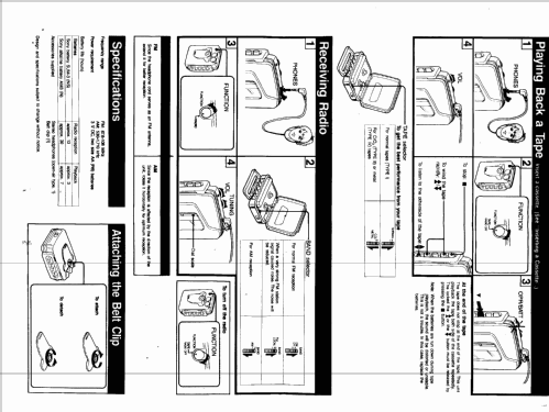 Walkman FM/AM Sports WM-AF59; Sony Corporation; (ID = 2698869) Radio