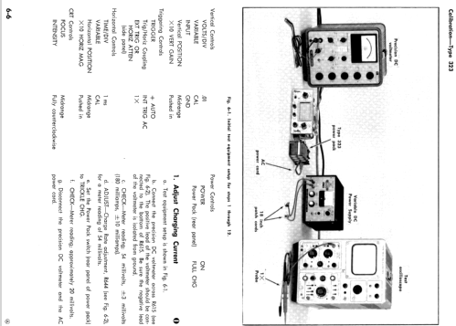 Portable Oscilloscope 323; Sony-Tektronix, (ID = 1007386) Ausrüstung