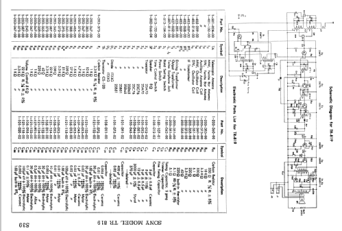 2 Band 8 Transistor TR-819; Sony Corporation; (ID = 1684086) Radio