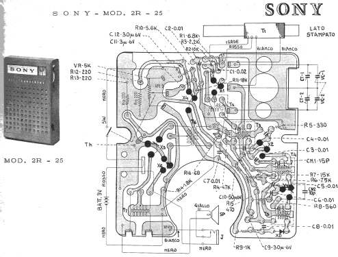 2R-25; Sony Corporation; (ID = 758602) Radio