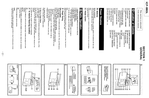 4 Band Receiver ICF-880L; Sony Corporation; (ID = 1070822) Radio