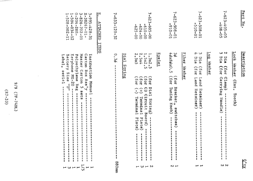 7F-74DL; Sony Corporation; (ID = 1191559) Radio