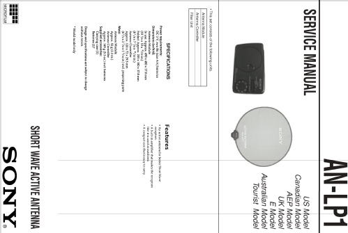 AN-LP1; Sony Corporation; (ID = 1002042) Antenne