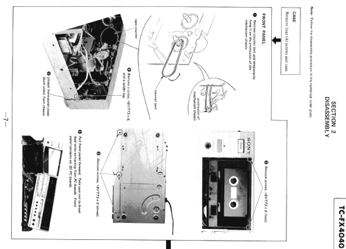 Stereo Cassette Deck TC-FX4040; Sony Corporation; (ID = 1200897) Ton-Bild