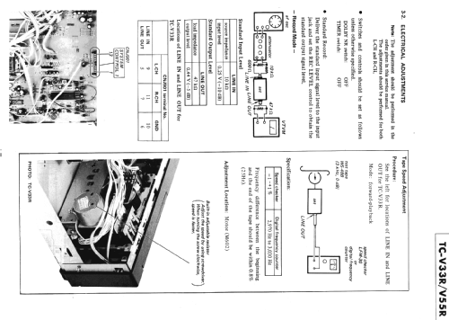 Stereo Cassette Deck TC-V55R; Sony Corporation; (ID = 1190821) Sonido-V