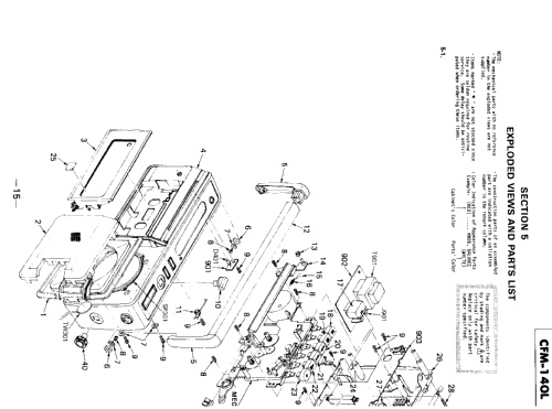 CFM-140L; Sony Corporation; (ID = 1851480) Radio