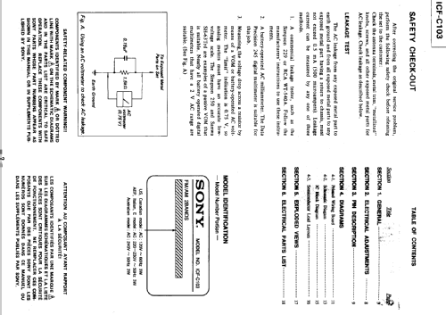 Digicube ICF-C103; Sony Corporation; (ID = 540745) Radio