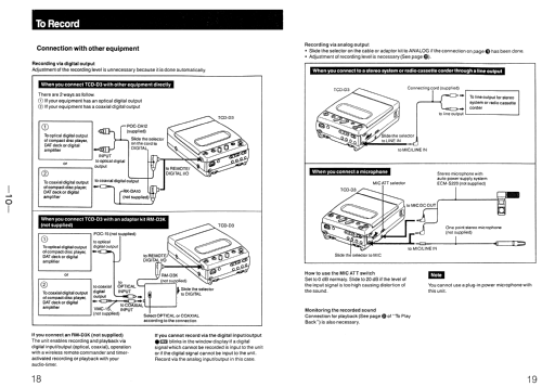 DAT Walkman TCD-D3; Sony Corporation; (ID = 1997741) Sonido-V