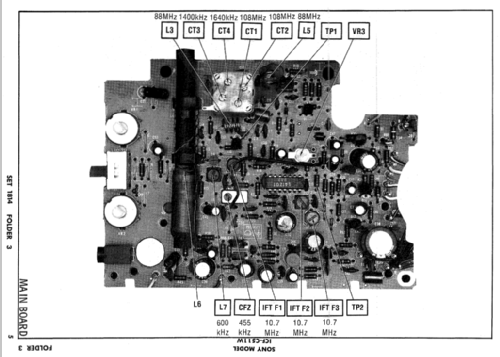 Digimatic FM/AM Digital Clock Radio ICF-C511W; Sony Corporation; (ID = 1759655) Radio