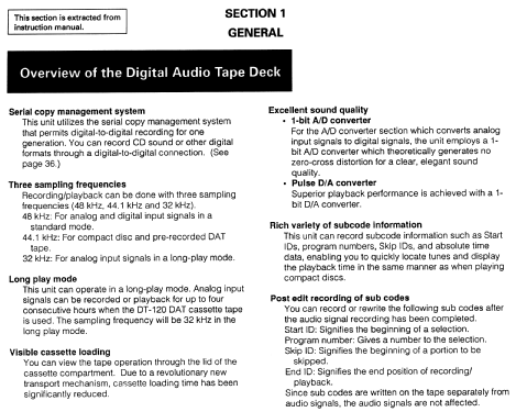 Digital Audio Tape Deck DTC-670; Sony Corporation; (ID = 2050013) Enrég.-R