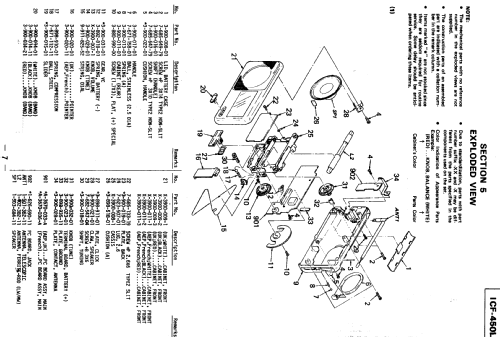 ICF-450L; Sony Corporation; (ID = 385559) Radio