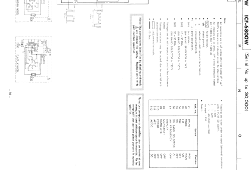 ICF-6800W; Sony Corporation; (ID = 109339) Radio