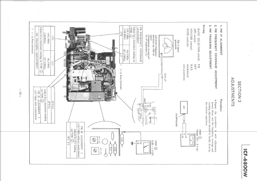 ICF-6800W; Sony Corporation; (ID = 1259962) Radio