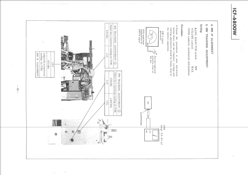 ICF-6800W; Sony Corporation; (ID = 1259963) Radio