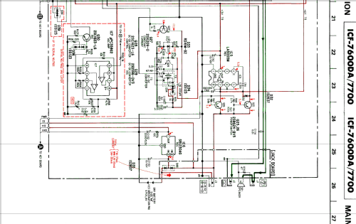 FM/LW/MW/SW PLL Synthesized Receiver ICF-7600DA; Sony Corporation; (ID = 373135) Radio