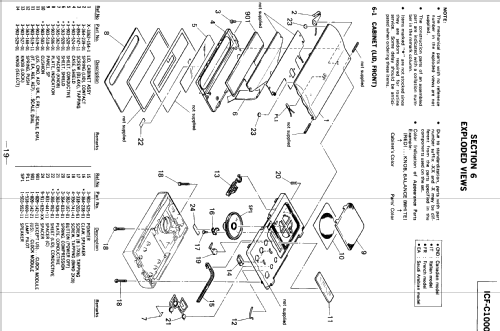 ICF-C1000; Sony Corporation; (ID = 385363) Radio