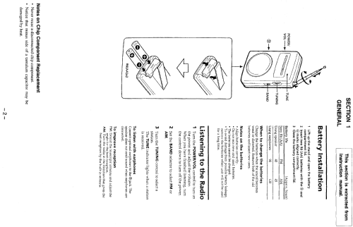 ICF-TR40; Sony Corporation; (ID = 1067305) Radio