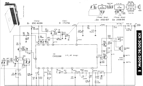 Integrated Circuit ICR-200; Sony Corporation; (ID = 759982) Radio