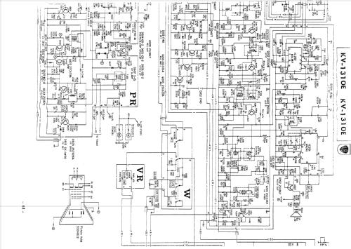 KV-1310E Ch= SCC-51A-A; Sony Corporation; (ID = 278308) Televisión